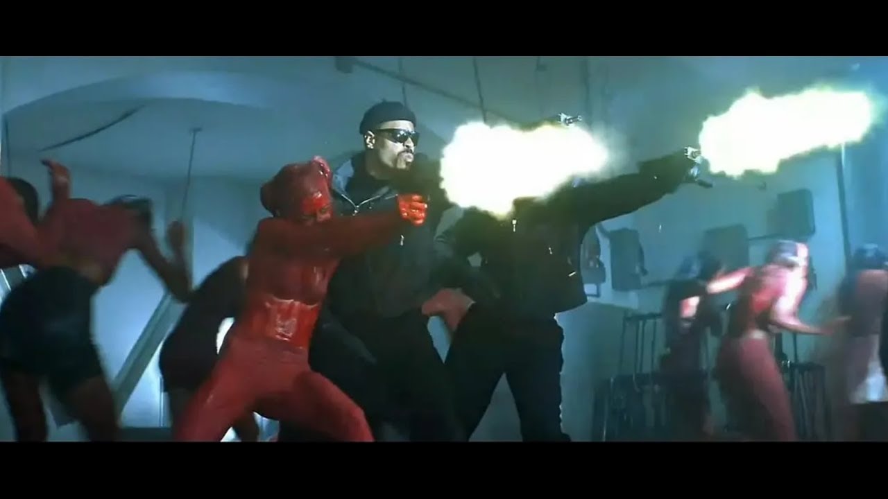 惊悚恐怖动作电影：以一敌百的战斗，强大的火力压制，过瘾