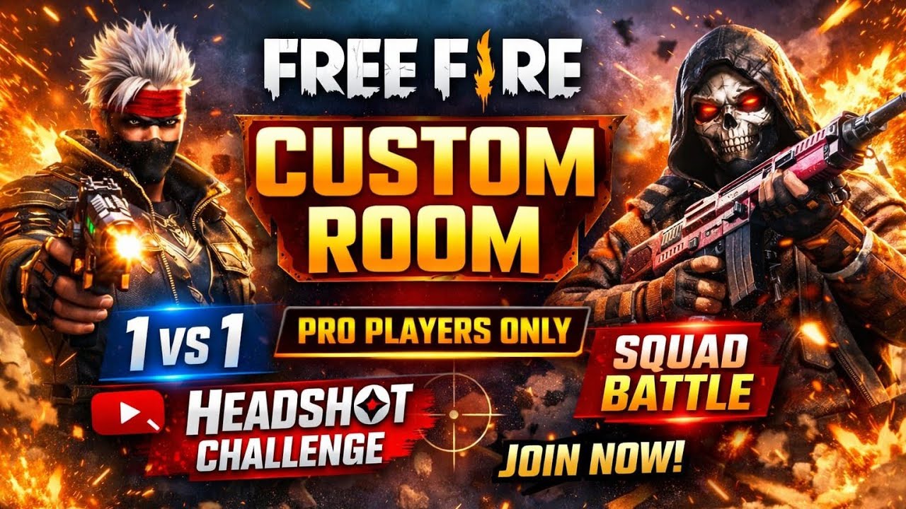 🔴[Live Free Fire Custom Room !! #freefire