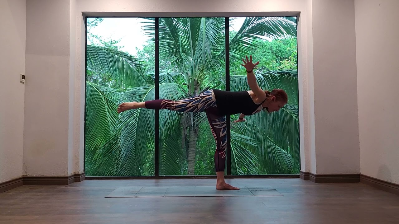 35 min Vinyasa Yoga. Jan 2025 - Fast flows with challenging standing balance sequence.