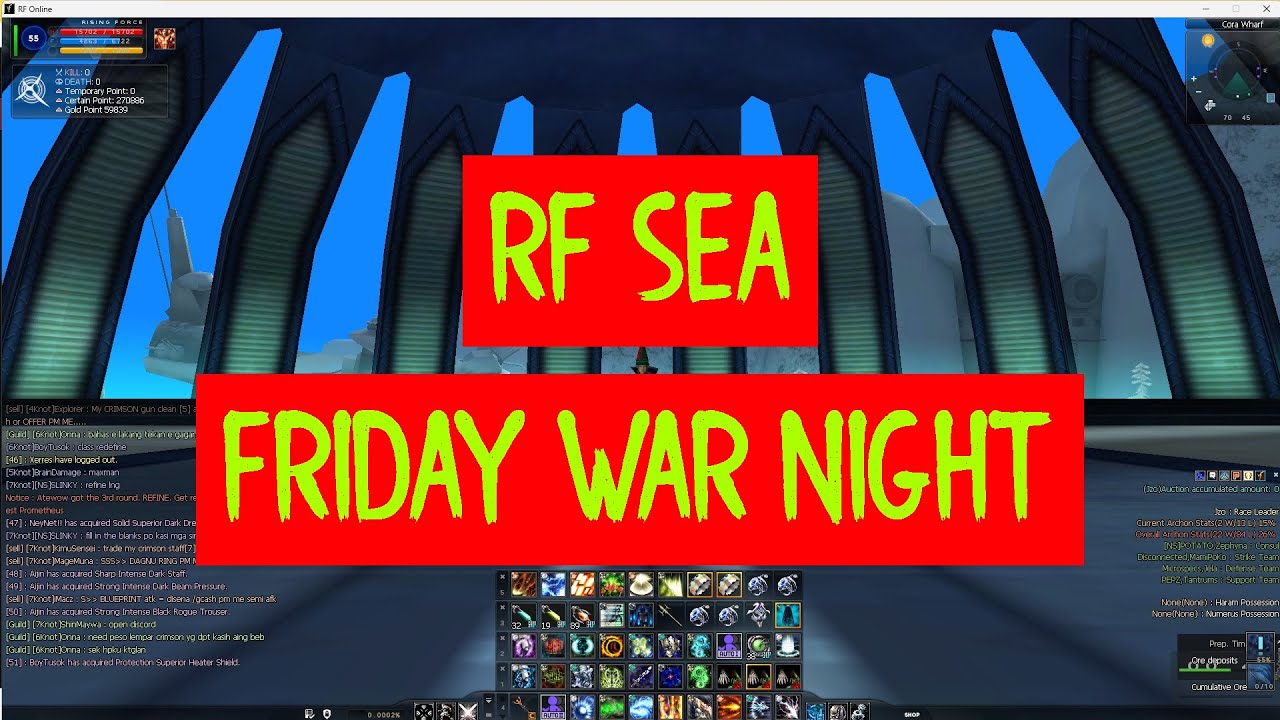 LIVE 🔴 RF SEA PVP - FRIDAY WAR NIGHT , JOIN US!