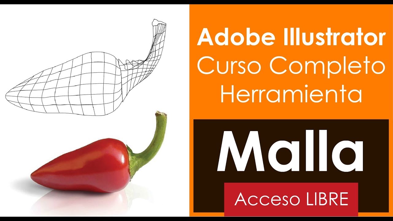 ✅✅✅ Curso Completo Adobe Illustrator Herramientas Malla
