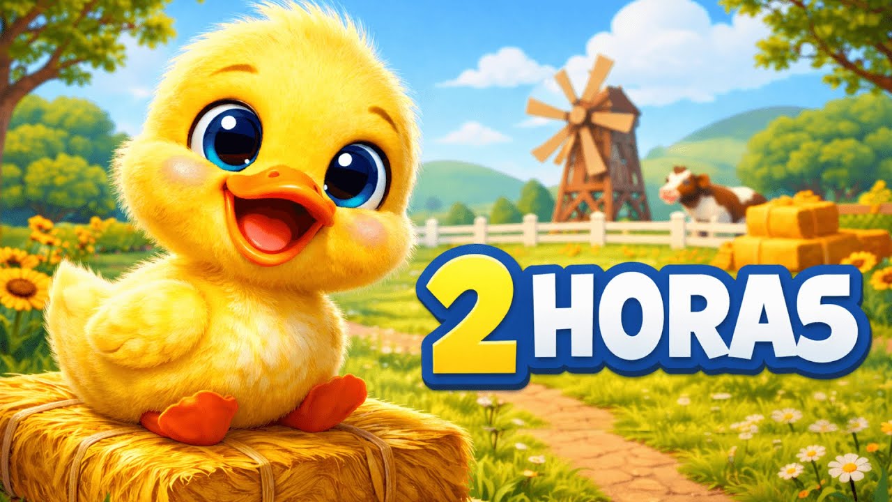 A Fazendinha Feliz 🐥 | 2 Horas de Músicas Infantis | Vídeo Longo para Crianças