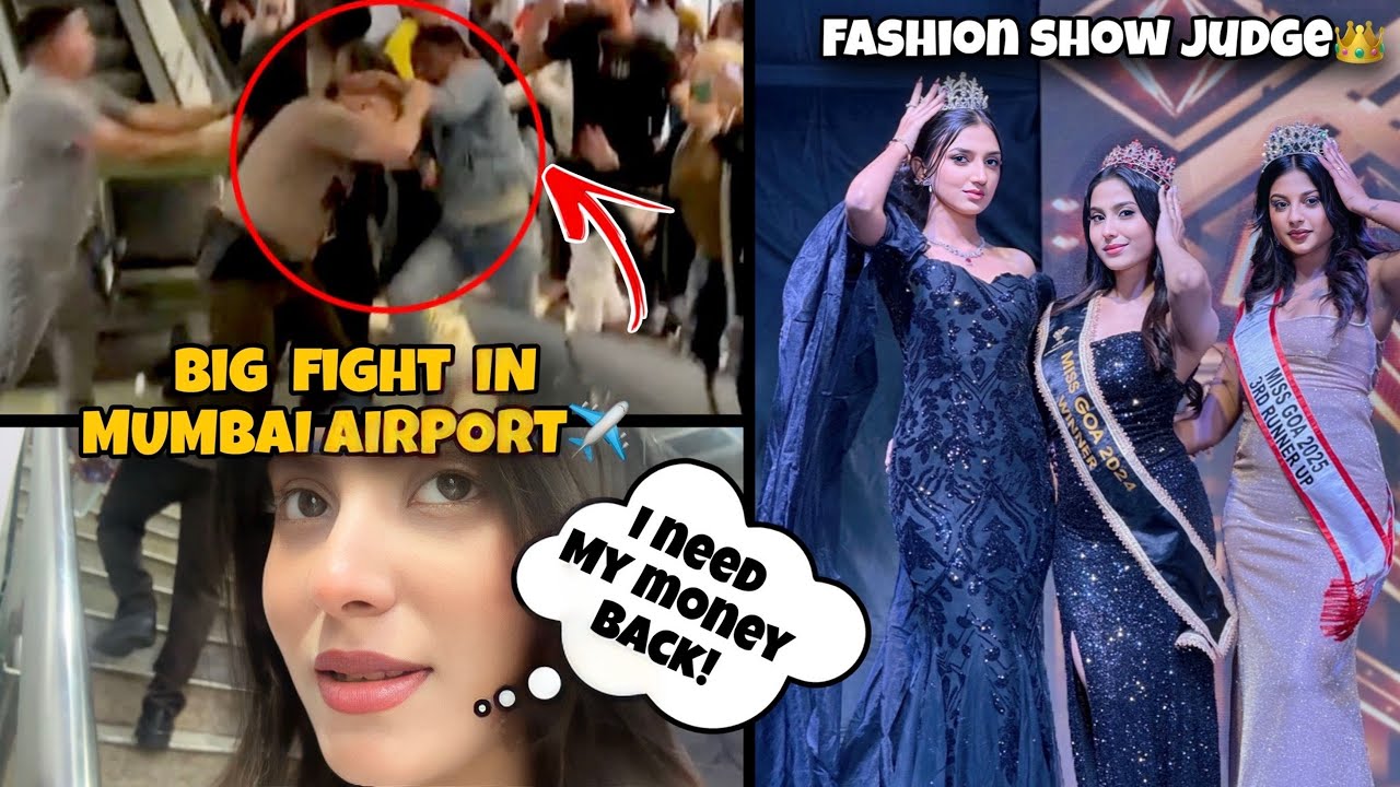 BIG FIGHT IN MUMBAI‼️ AIRPORT ✈️ || I JUDGED A FASHION SHO || EVA JOSHUA 