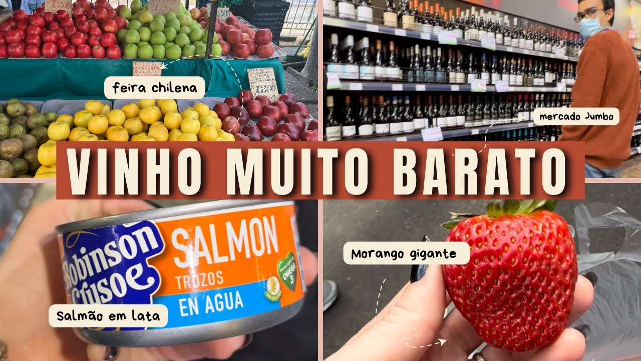 Supermercado Jumbo Costanera e feira no Chile + muito vinho | Isabelle Oliveira