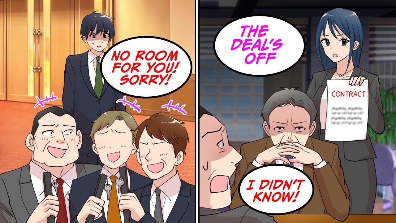 A room wasn't reserved for just me during a business trip and I was made to go home [Manga Dub]