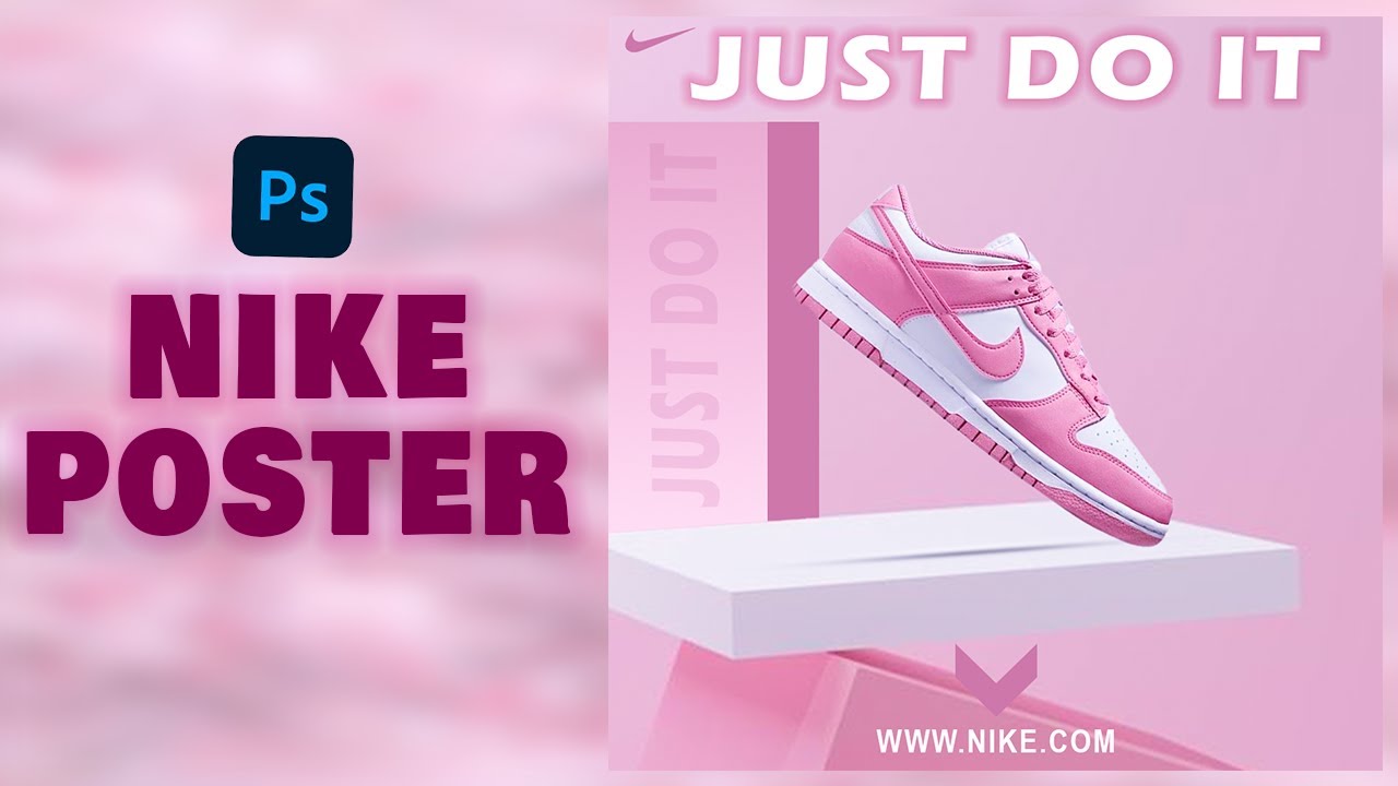 Nike Shoes Poster Design Tutorial in Photoshop 2026 - Beginner to Pro Complete Guide