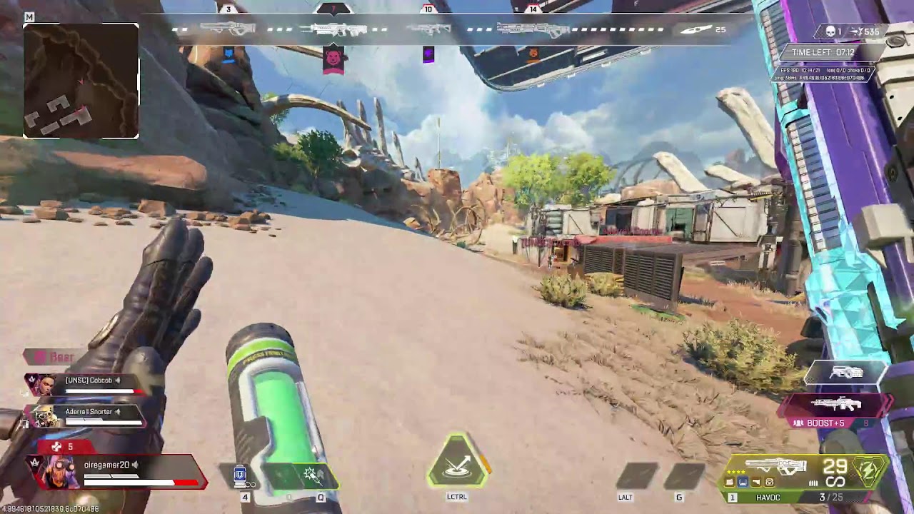 sorry for the delay grinding apex till heirloom