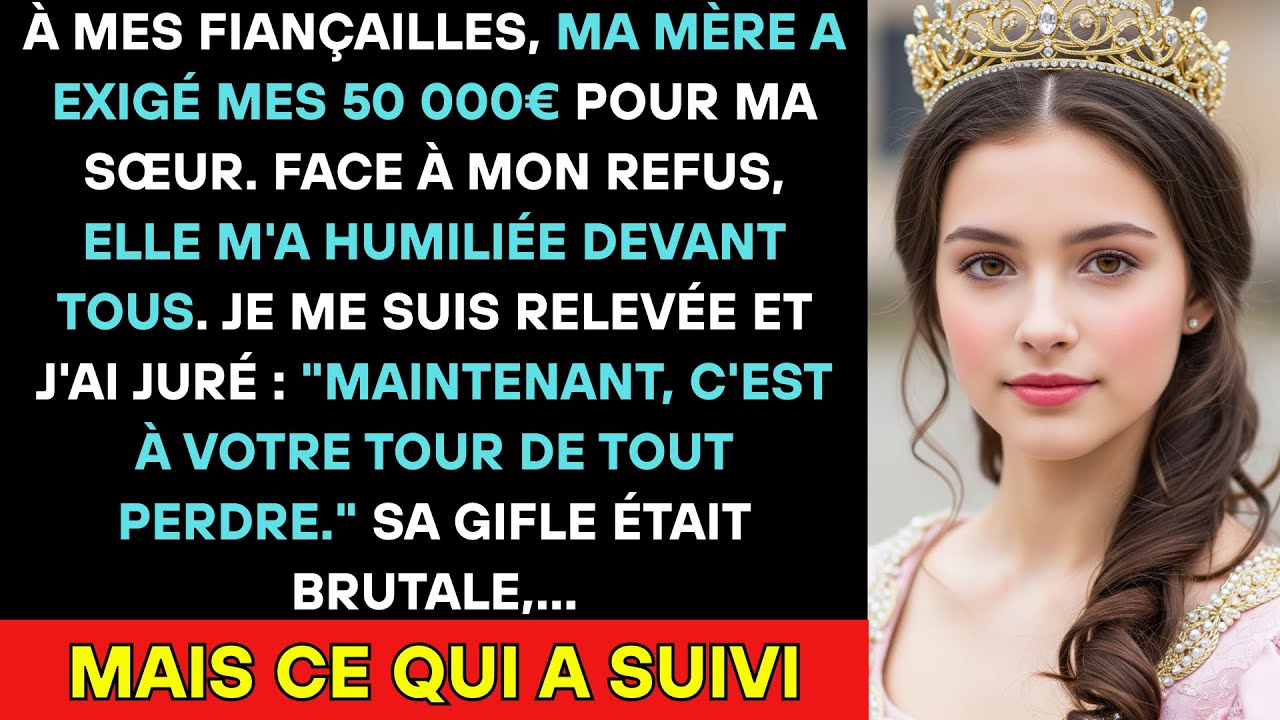 Ma Mère M'a Giflée À Mes Fiançailles Car J'ai Refusé De Donner Mes 50 000€ À Ma Sœur, Mais Le Karma.