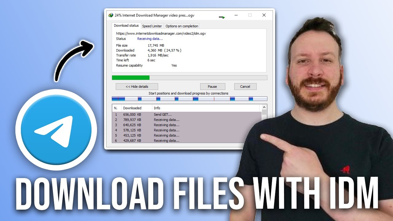 How To Download Telegram Files With IDM