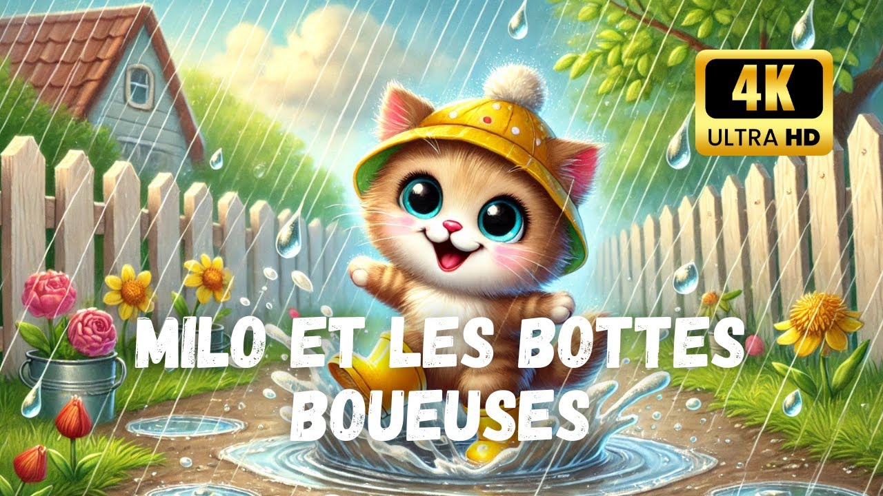 Milo et les Bottes Boueuses | Milo and the Muddy Boots in  French | Histoire en fran&ccedil;ais