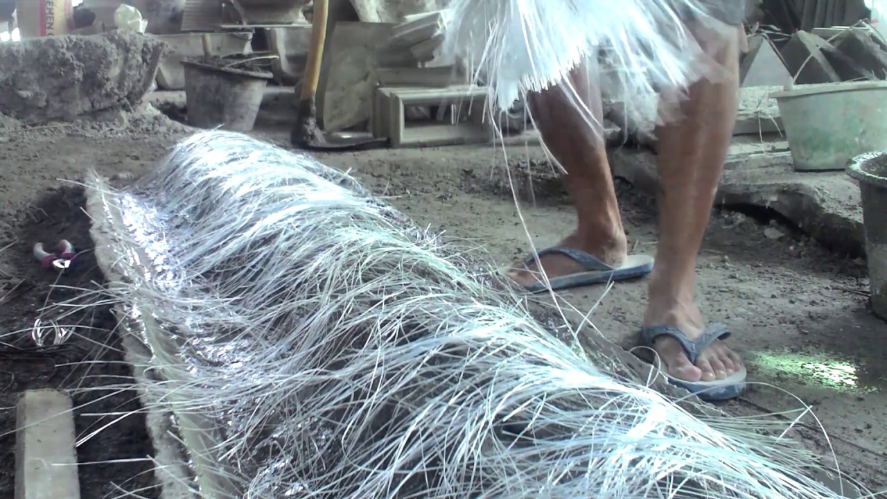Pembuatan Lisplang Cor Beton Bermotif