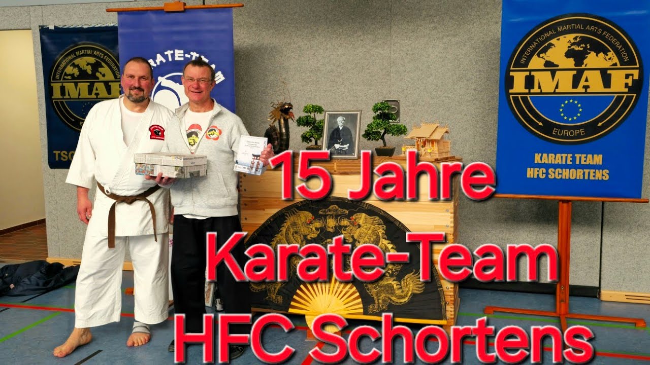 15 Jahre Karate-Team HFC Schortens / Jubiläumsveranstaltung/ Großlehrgang / Kampfkunsttreffen