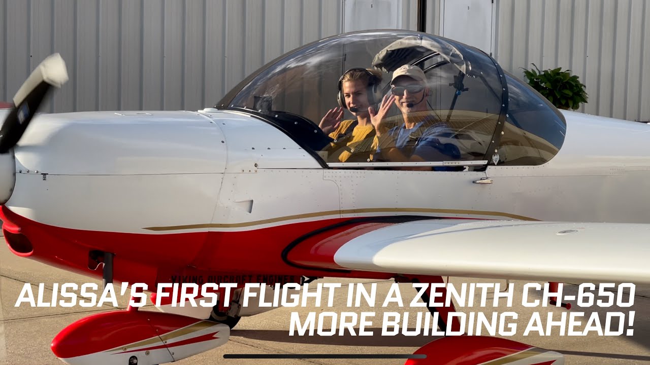 Alissa’s First Flight in a Zenith 650