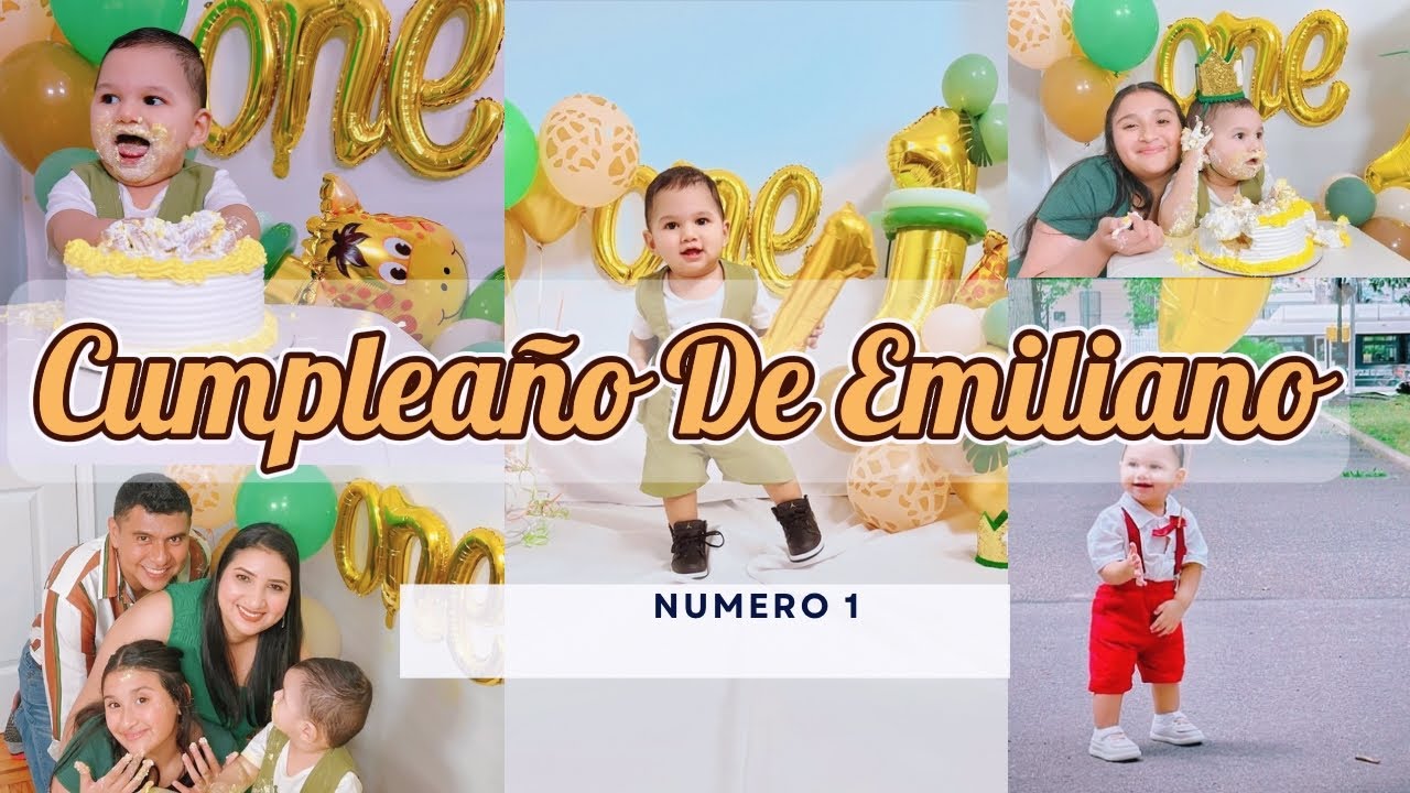 ASI PASAMOS EL PRIMER CUMPLEAÑO DE EMILIANO🎈/SESION DE FOTOS/Happy Birthday