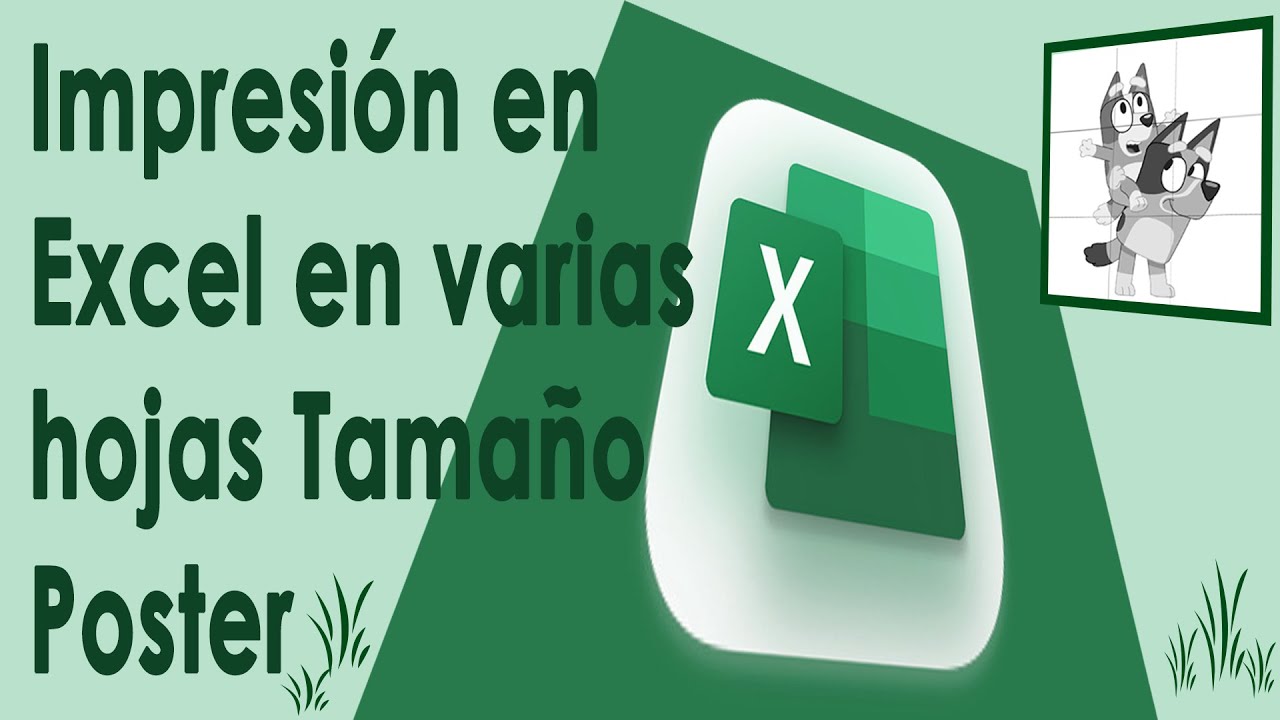 Como imprimir una imagen en varias hojas en Tamaño Poster en Excel