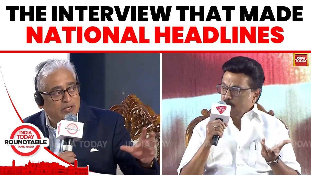 MK Stalin Speaks on DMK-Congress Alliance & Power Sharing | India Today Roundtale Tamil Nadu