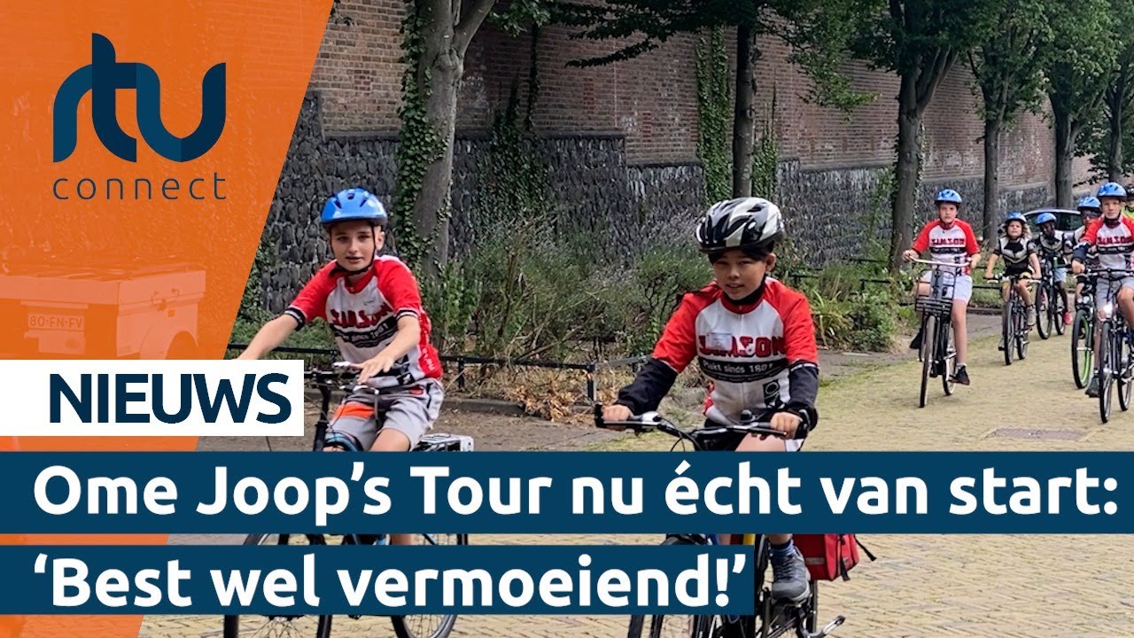 Ome Joop's Tour nu écht van start: 'Best wel vermoeiend!'