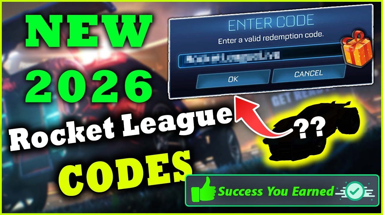 ROCKET LEAGUE CODES 2026 | ROCKET LEAGUE CODES | ROCKET LEAGUE