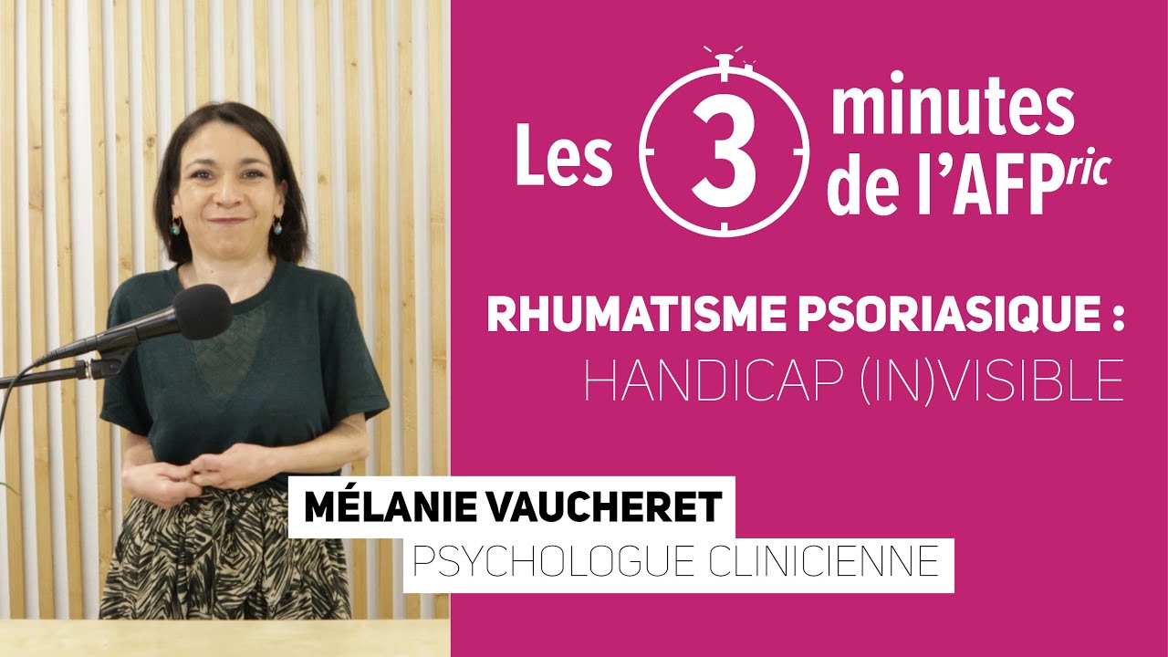 Rhumatisme psoriasique : handicap (in)visible