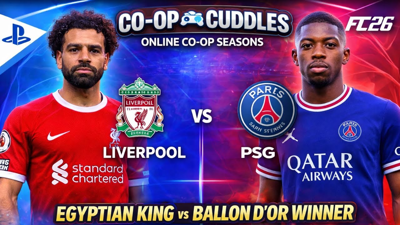 Liverpool vs PSG I FC26 Gameplay | PS5 4K 60FPS | Gaming Couple Co-Op I Couple Reactions I Ultra 4K