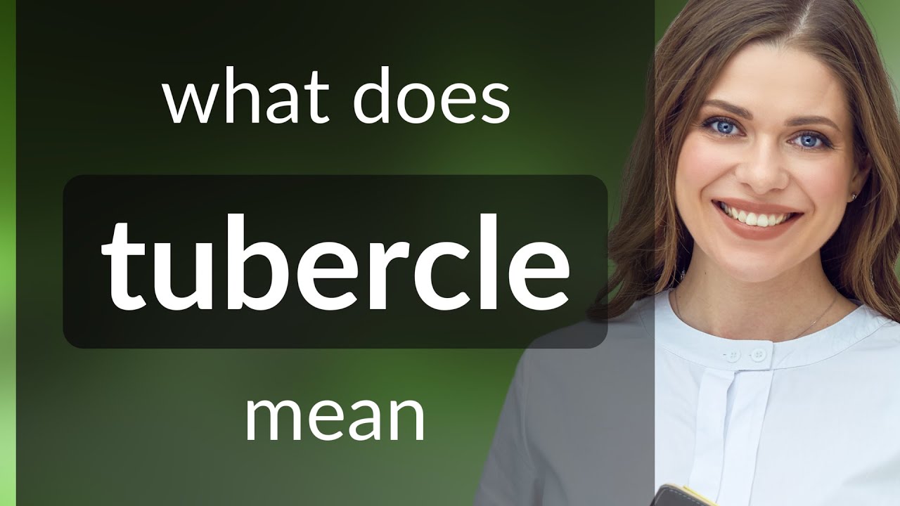 Tubercle | what is TUBERCLE definition