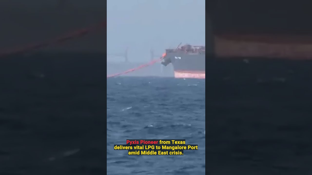 The cargo ship Pyxis Pioneer, carrying LPG from Texas in the United States
