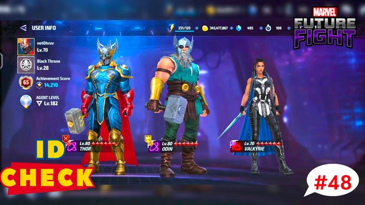 ID CHECK ✅ #48 IN MARVEL FUTURE FIGHT 