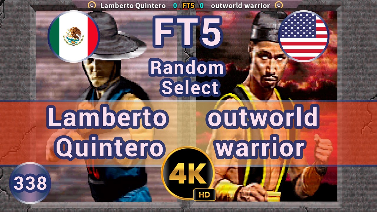 MK2 - 🇲🇽 Lamberto Quintero vs outworld warrior 🇺🇸 FT5 /4K 60FPS #mk2 #mortalkombat2 #t99h #fightcade