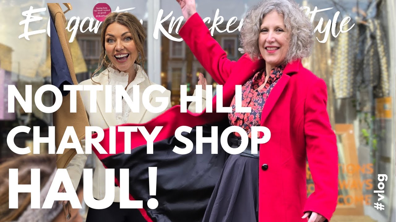 Notting Hill Charity Shop Haul Preloved Clothes Haul with Sustainable New Day Originals #vlog
