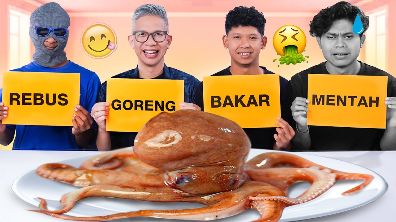 MAKAN MAKANAN REBUS, GORENG, BAKAR, MENTAH!!