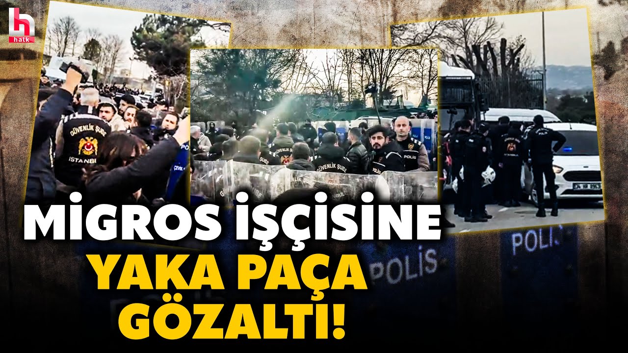 İŞÇİYE DEĞİL, PATRONA KALKAN! Migros depo işçilerine patronun evi önünde abluka! Çok sayıda gözaltı!