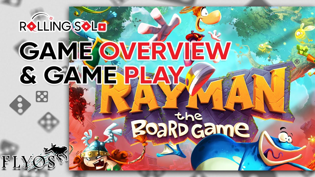 Rayman: The Board Game | Solo Playthrough | Game Overview & Gameplay