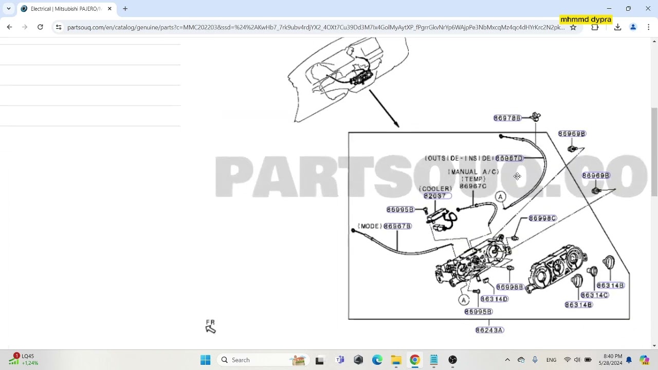 PART BOOK ONLINE MITSUBISHI
