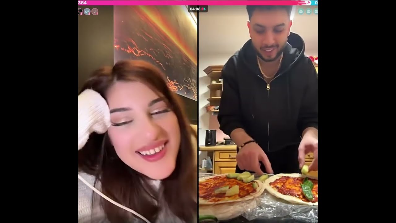 نور الهدى كيست مع نزار كلو حماااس ودردشه و نزار في مطبخ 