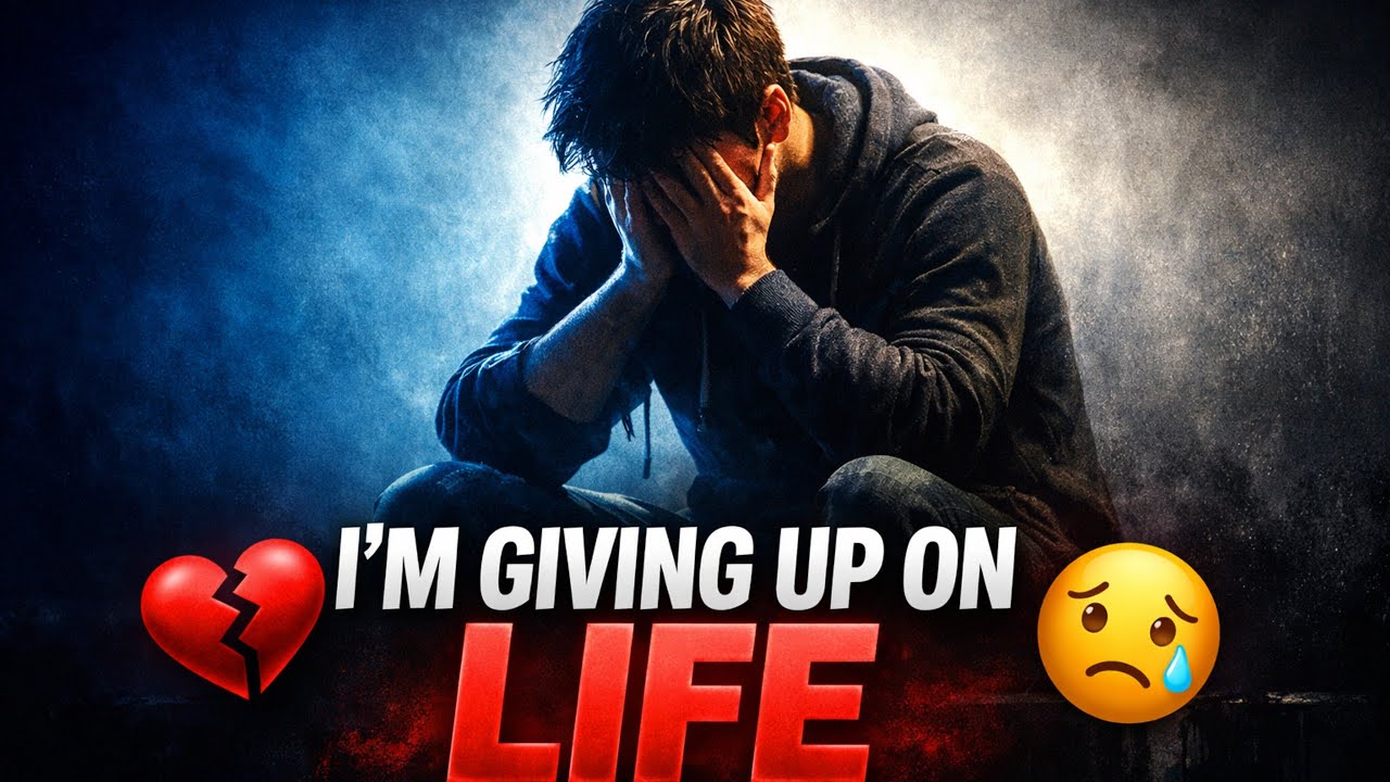 I’m Giving Up on Life | A Real Talk About Pain, Hope, and Not Quitting
