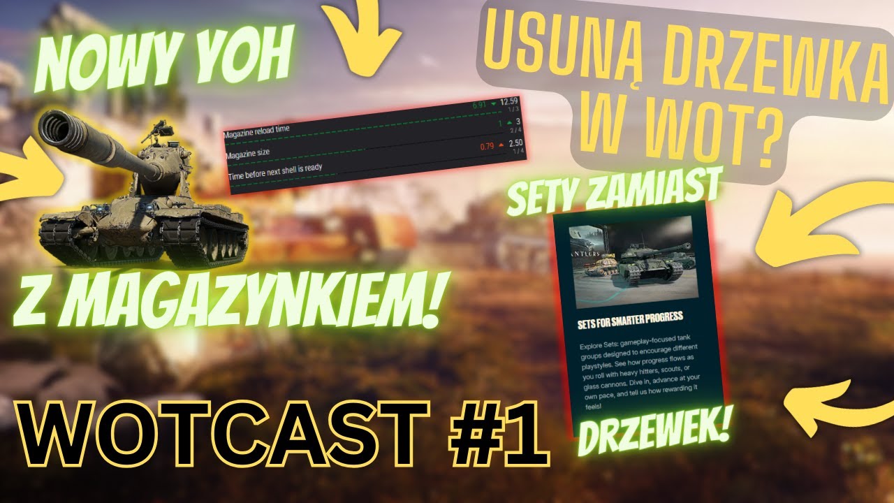 Usunięte drzewka z World of Tanks? Co nas czeka? - Wotcast #1 @IMAyt_