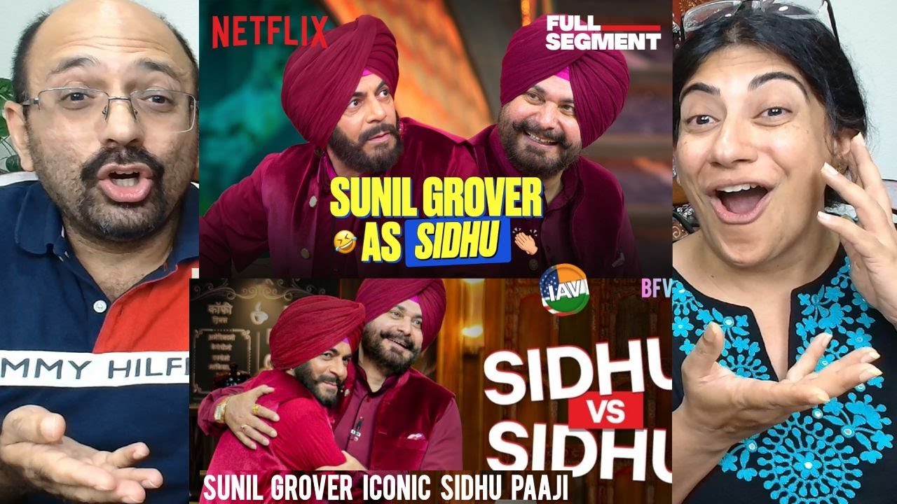 Sunil Grover's EPIC Siddhu Paaji Mimicry 😂 Ft. Navjot Singh Sidhu, Harbhajan Singh | #TGIKS