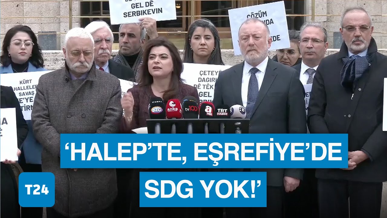 DEM Parti'den 'Halep' tepkisi: Bug&uuml;n T&uuml;rkiye'ye d&uuml;şen oradaki &ccedil;etelerin sırtını sıvazlamak değildir