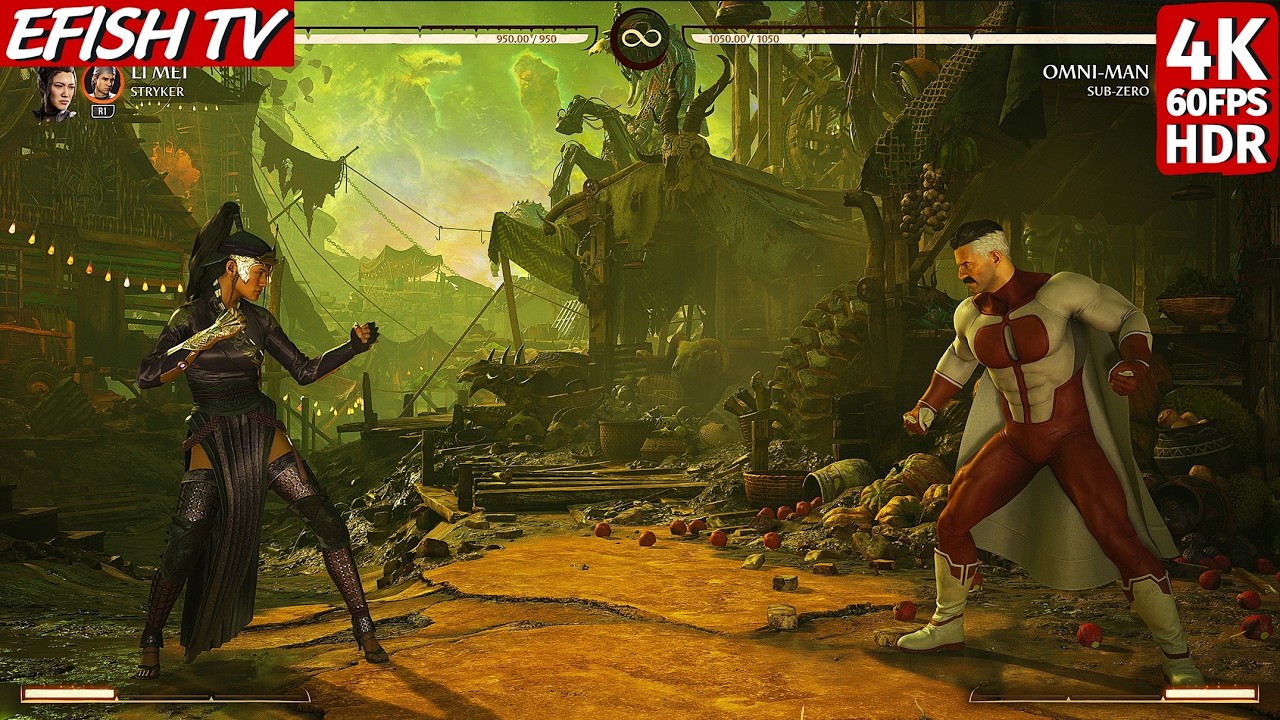 Li Mei & Stryker vs Omni-Man & Sub-Zero (Hardest AI) - Mortal Kombat 1