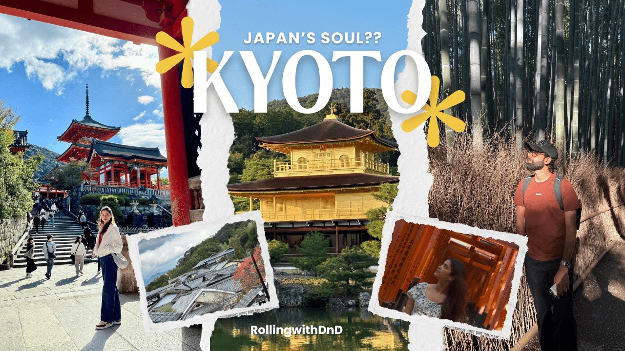 Japan Vlog - Kyoto, Tō-ji, Fushimi Inari, Bamboo Forest, Kiyomizu-dera | Part 2| RollingwithDnD