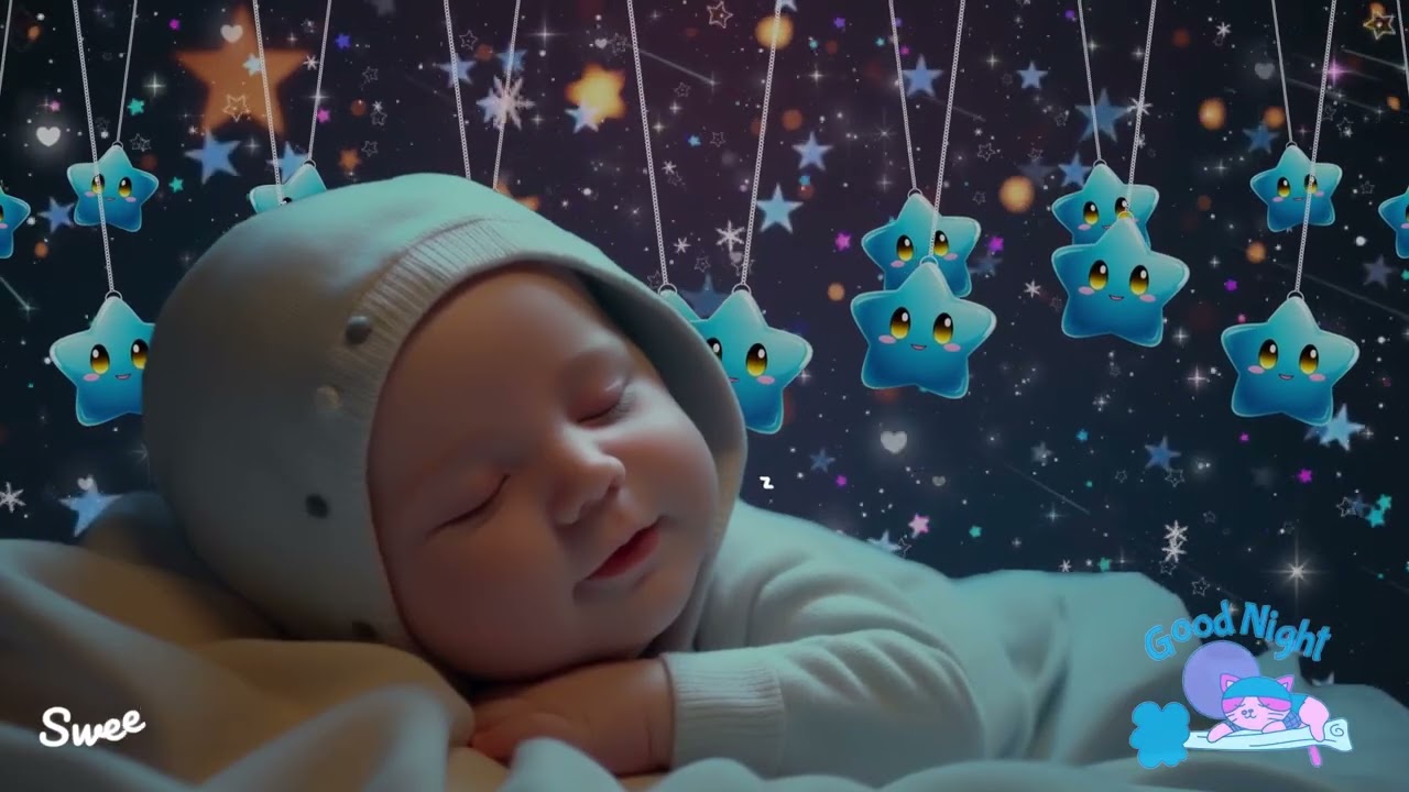 Baby Sleep Music🎵Instant Baby Sleep in 3 Minutes🌙Deep Sleep Magic💖Mozart & Brahms Lullabies