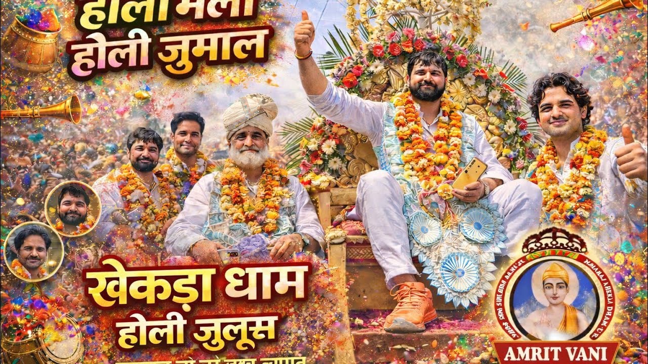 खेकड़ा धाम बागपत होली महोत्सव # amritvani 
