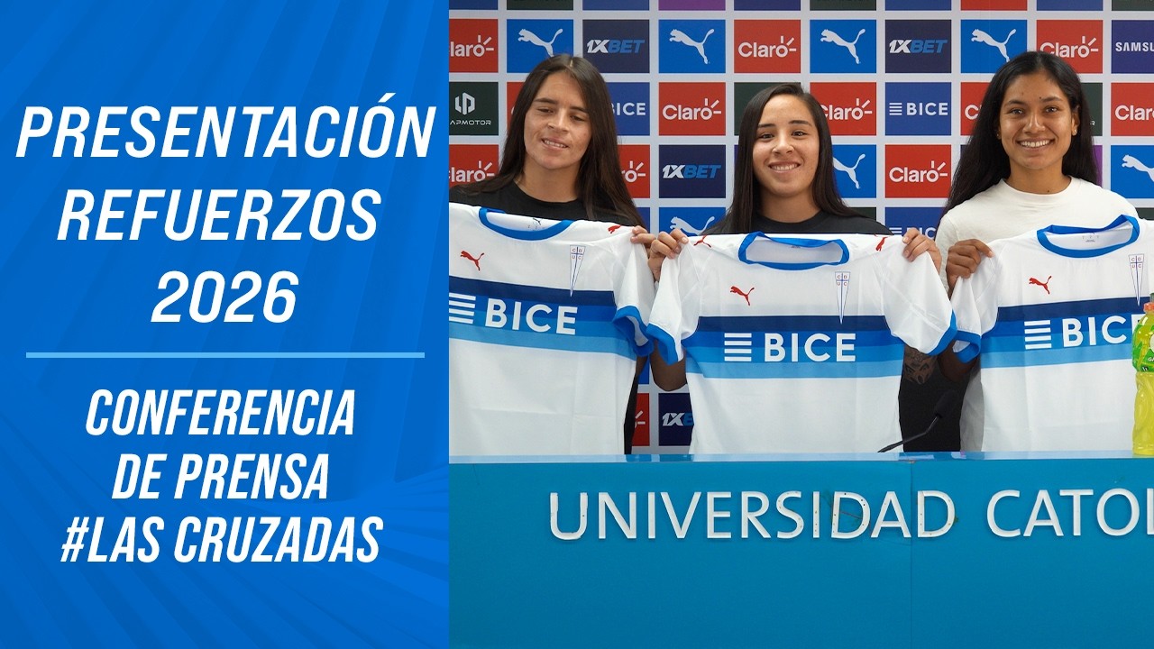 PLAY ▶️ | #LasCruzadas presentan a sus tres primeros refuerzos 2026