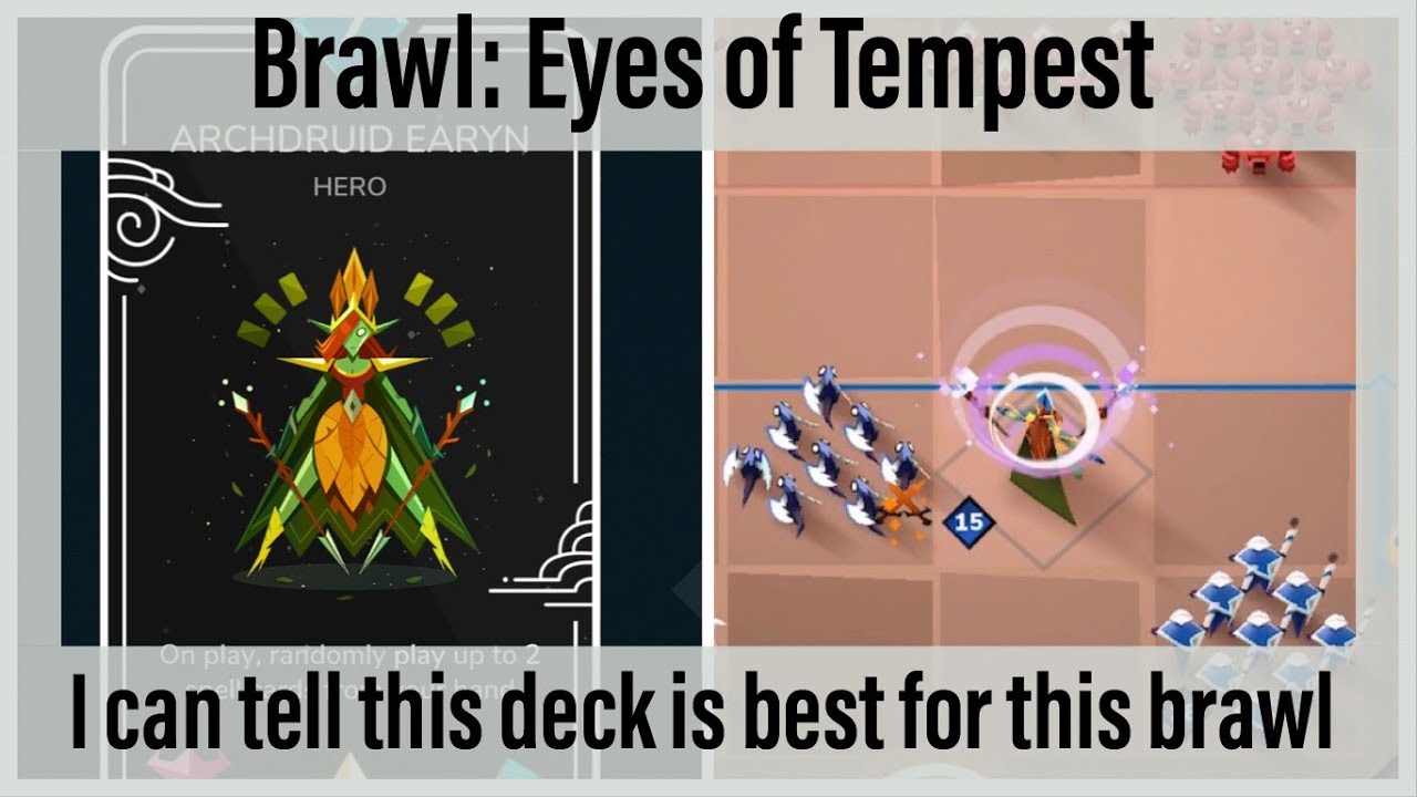 Brawl: Eyes of Tempest! Most optimized deck VS High-End player: HarrietPhage #stormbound