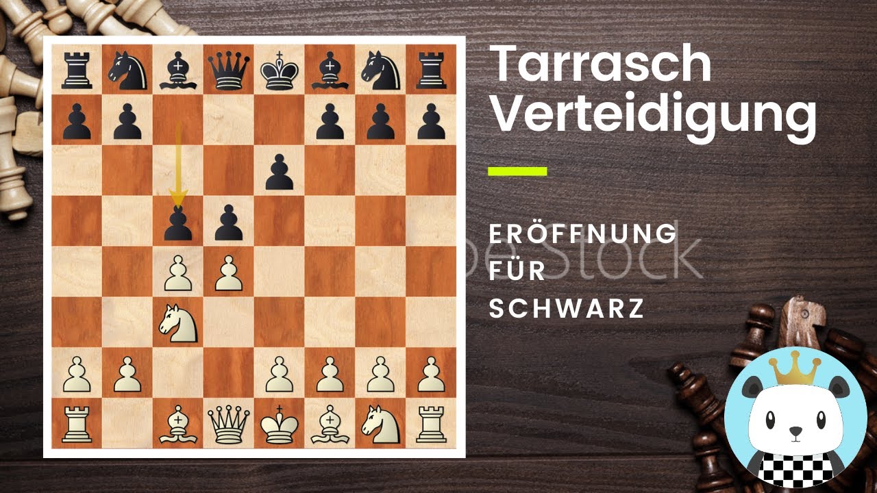 Die Tarrasch-Verteidigung im Damengambit mit Schwarz || Kasparows Waffe