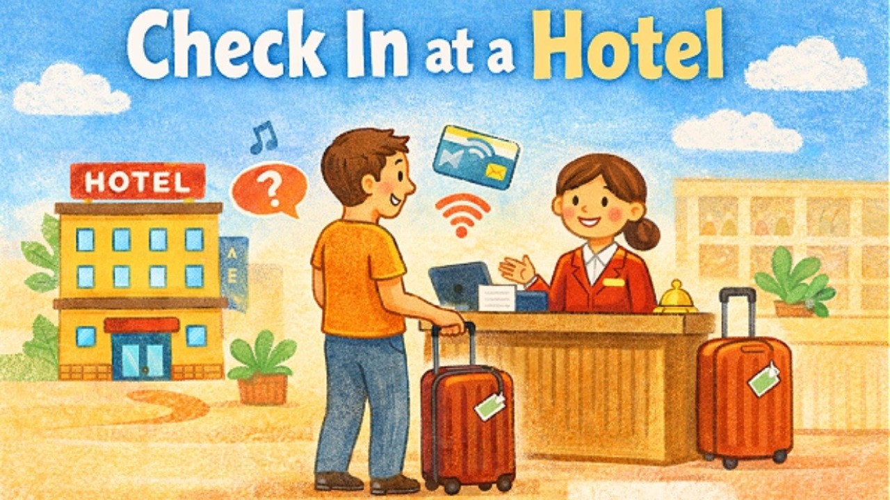 How to Handle Every Hotel Situation in English 🏨 | Check-in, Complaints & Checkout | B1–B2