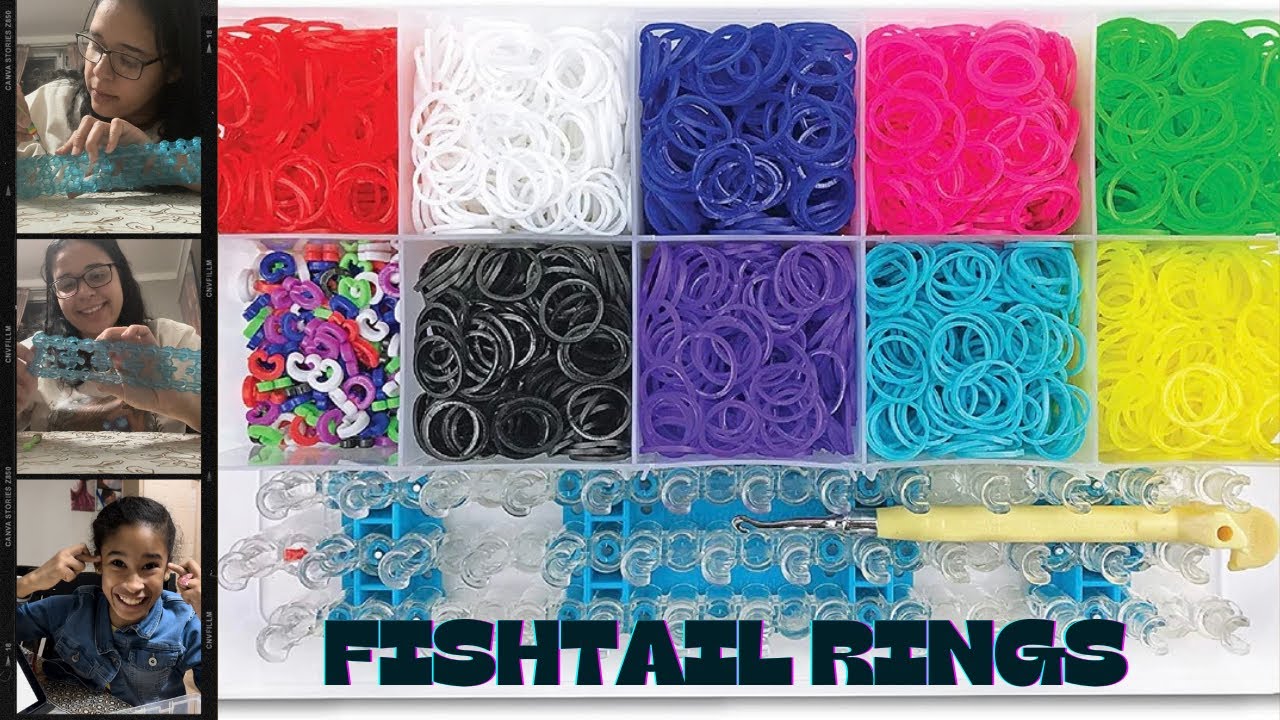RAINBOW LOOM FISHTAIL RINGS