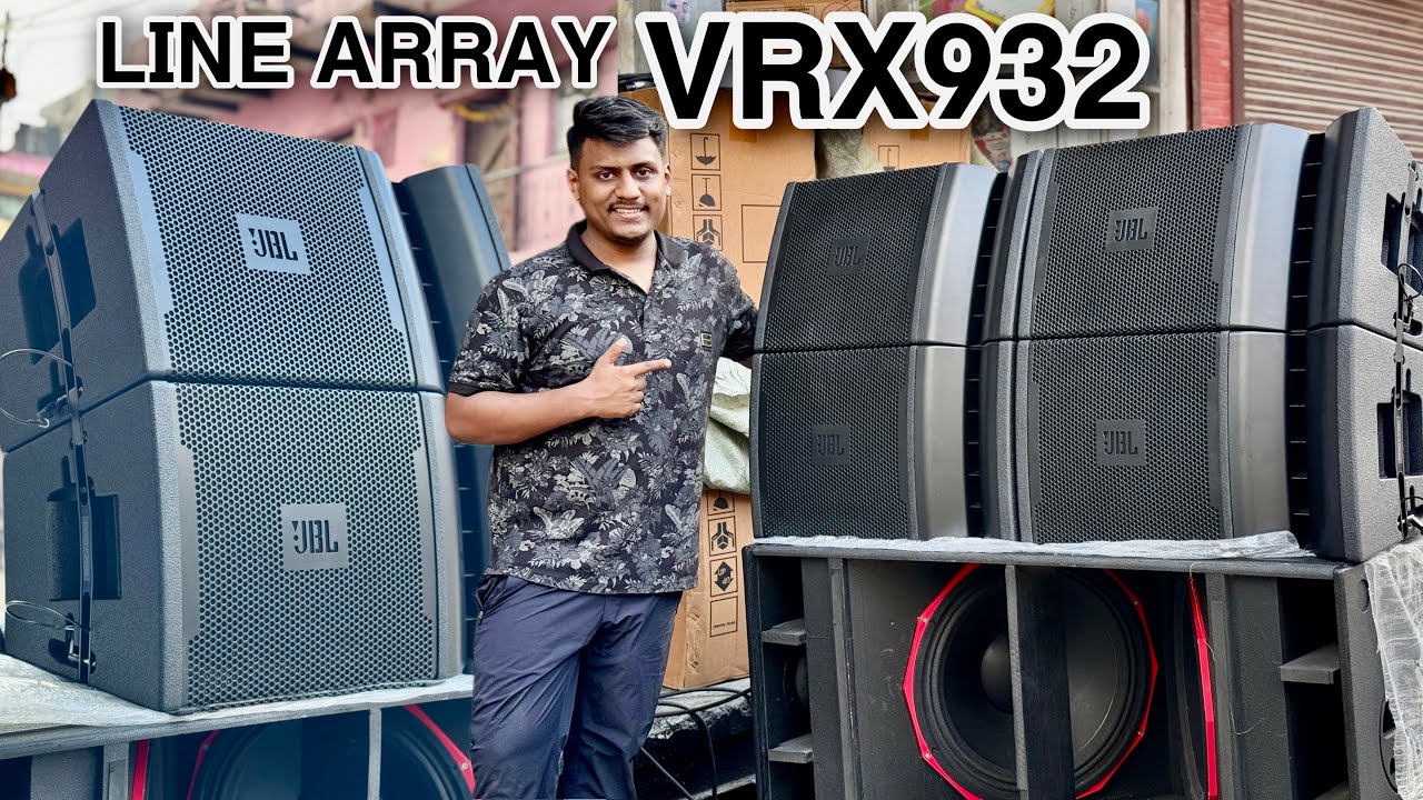 DJ Line Array Long Throw वाला।VRX932 Line Array