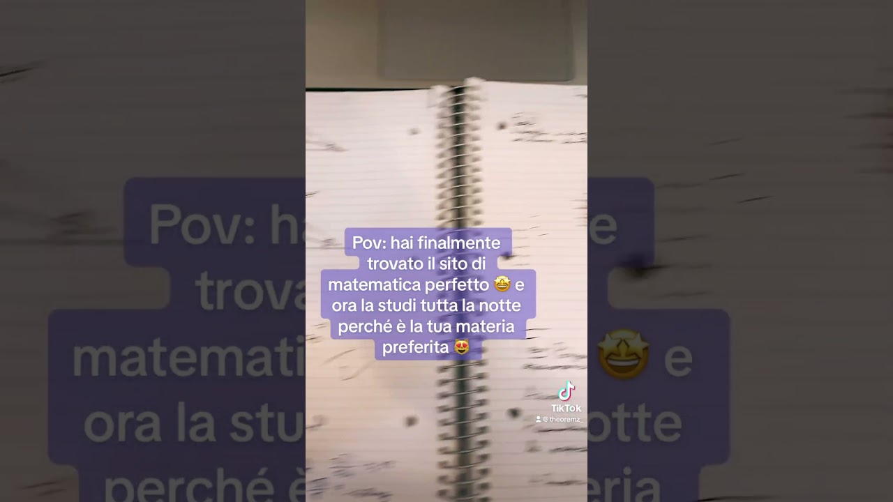 ⚠️La matematica non &egrave; difficile! 🙀 #scuola #studenti #matematica #prof #compiti #superiori