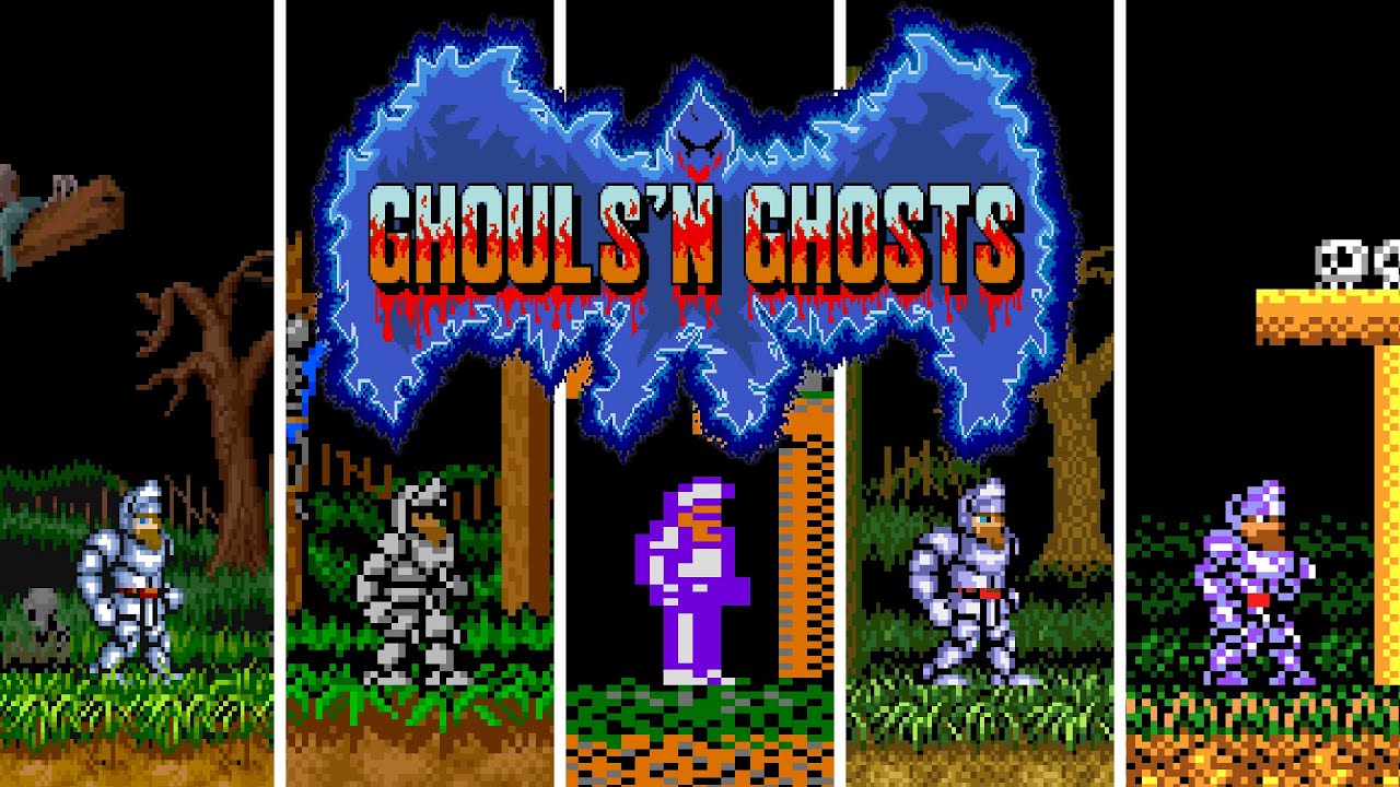Ghouls 'n Ghosts - Versions Comparison (HD 60 FPS)